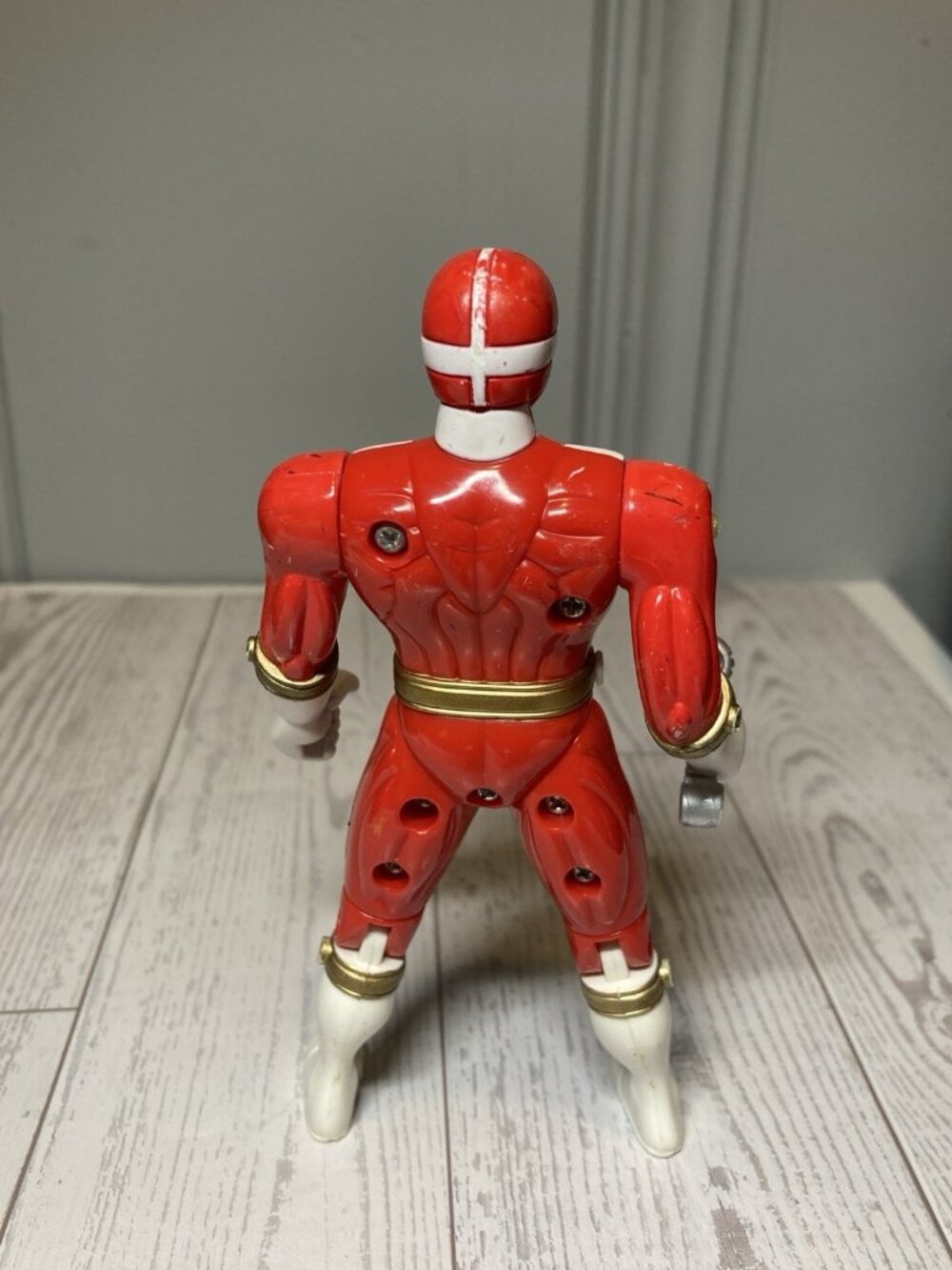 Power Rangers Light Speed Rescue Red Ranger Action figure Toy With 1999 Bandai - Picture 5 of 9